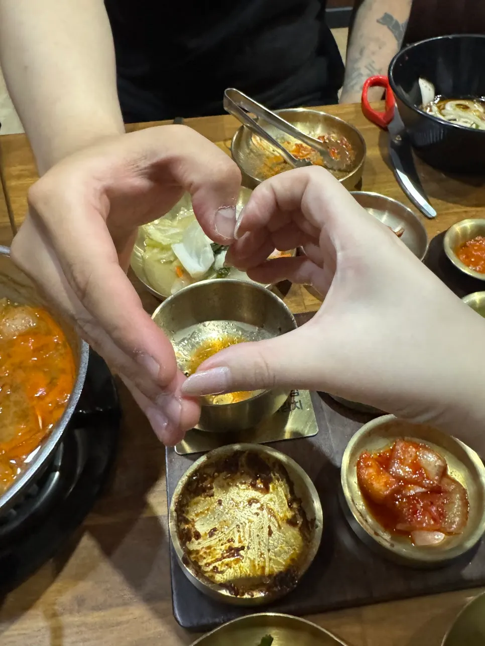 Bibim naengmyeon served for dessert