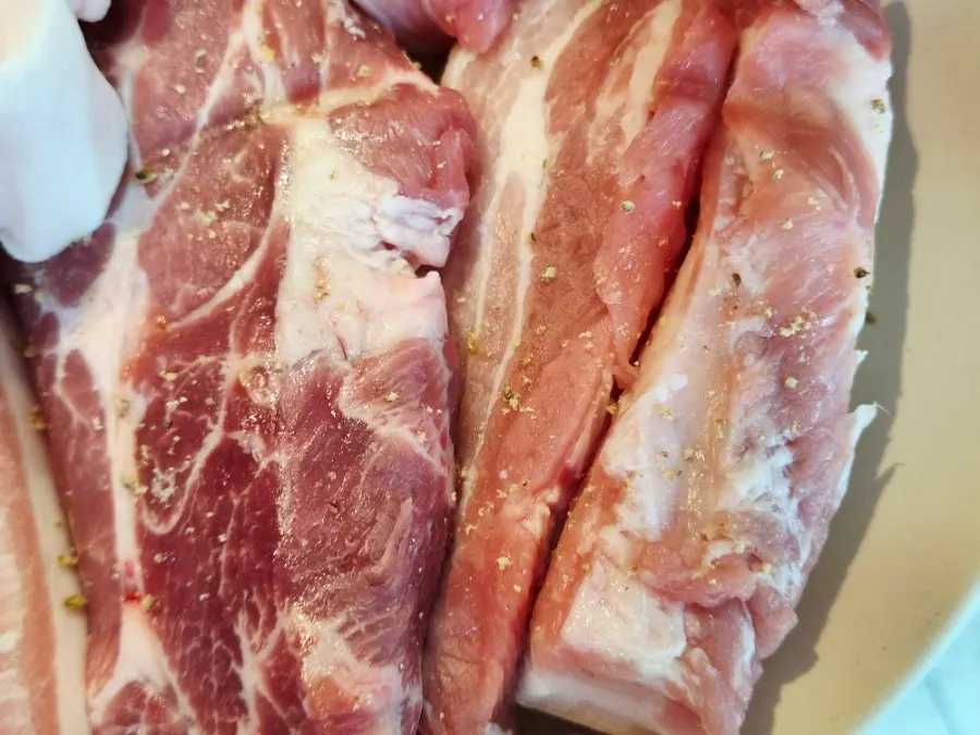 X자 칼집 낸 숙성 삼겹살