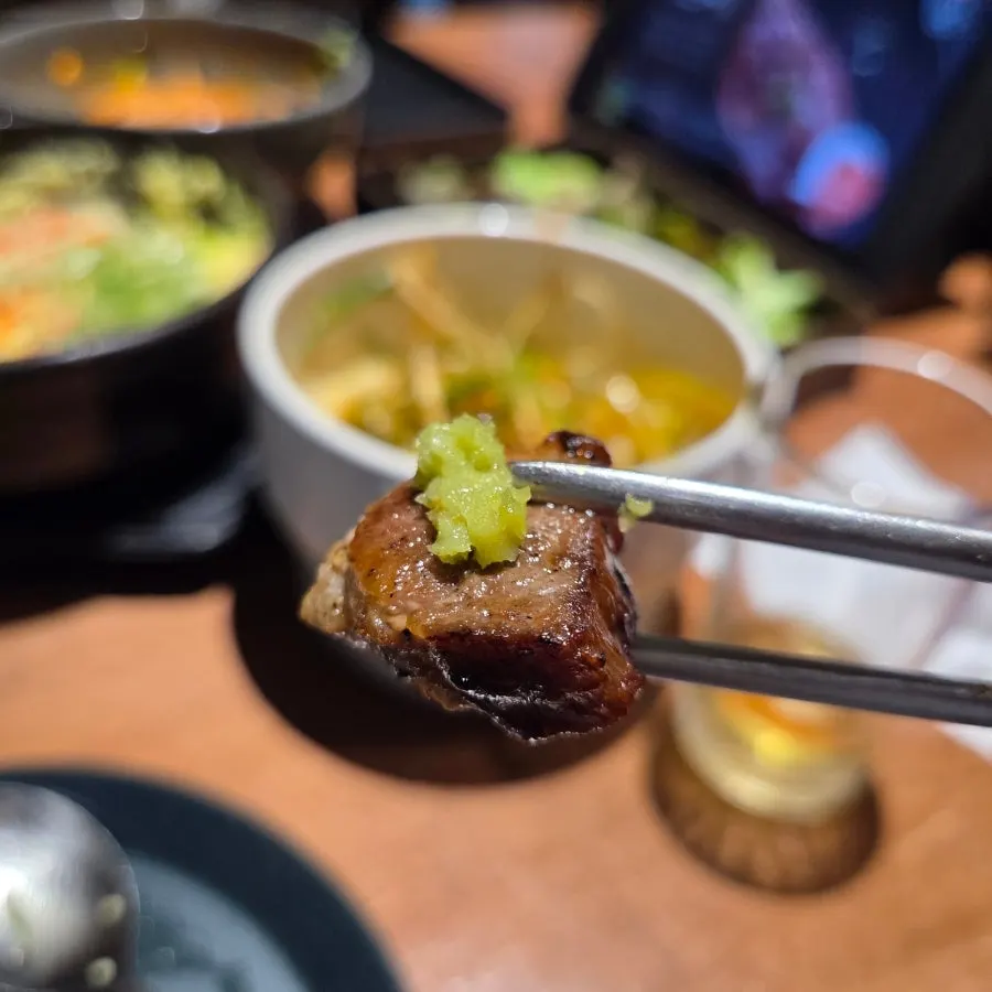 Steamed egg puffed up in a stone pot