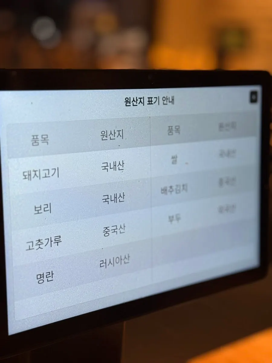 핑크빛 생돼지고기 모듬 부위 클로즈업