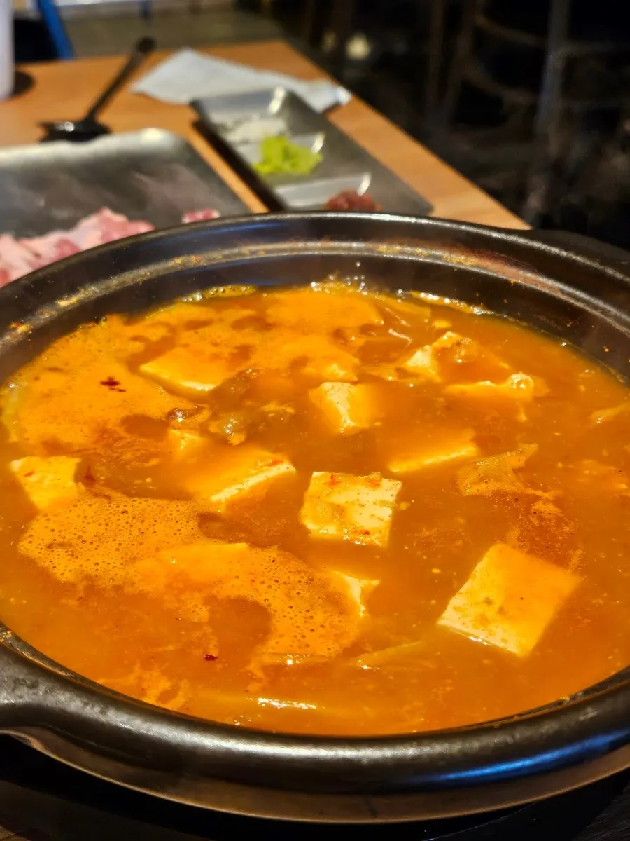 Tiger bean doenjang stew at Dotdot Milyang Main Branch