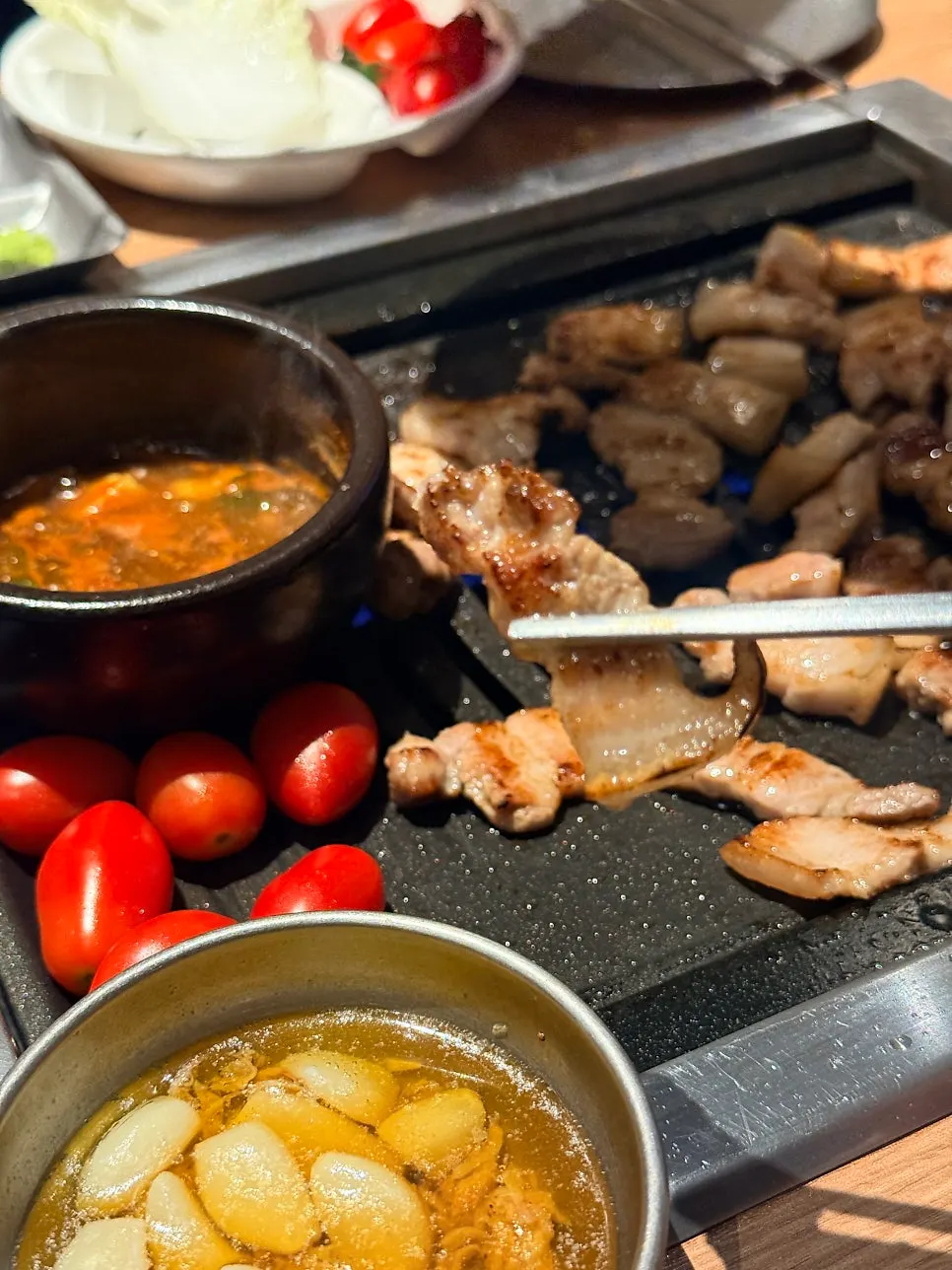 Price notice for meal menu items at Dotdot Milyang Main Branch