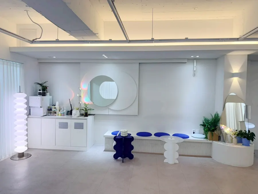 Tidy interior lit with soft lighting