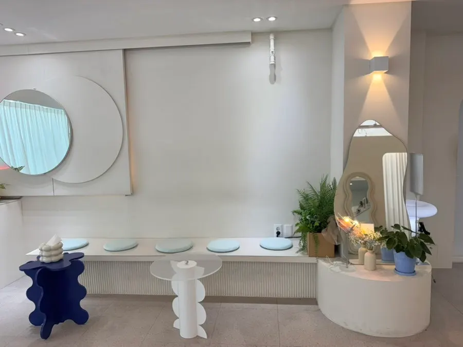 Spacious, clean interior of Double D