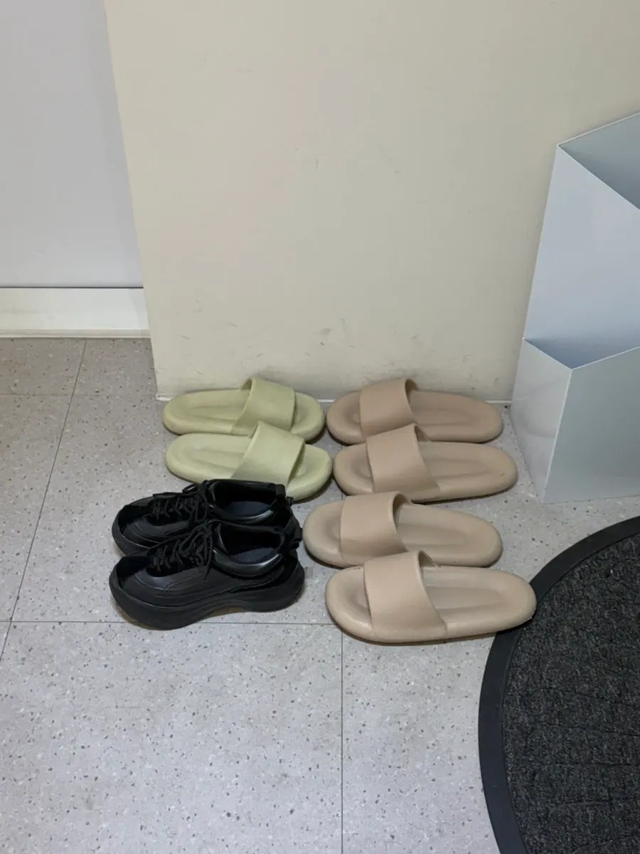 Slippers ready at the entrance
