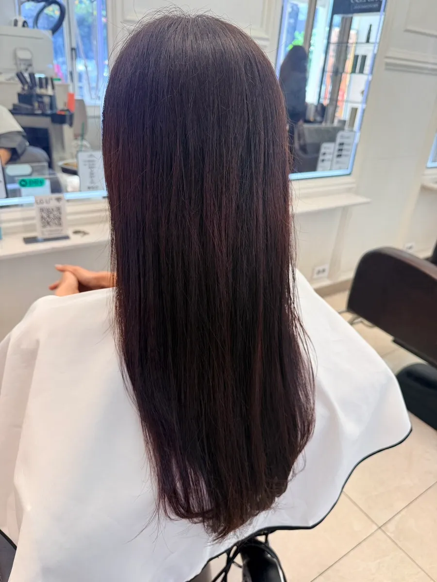 Hair result after the clinic at Drapore Haeundae Jung-dong Branch
