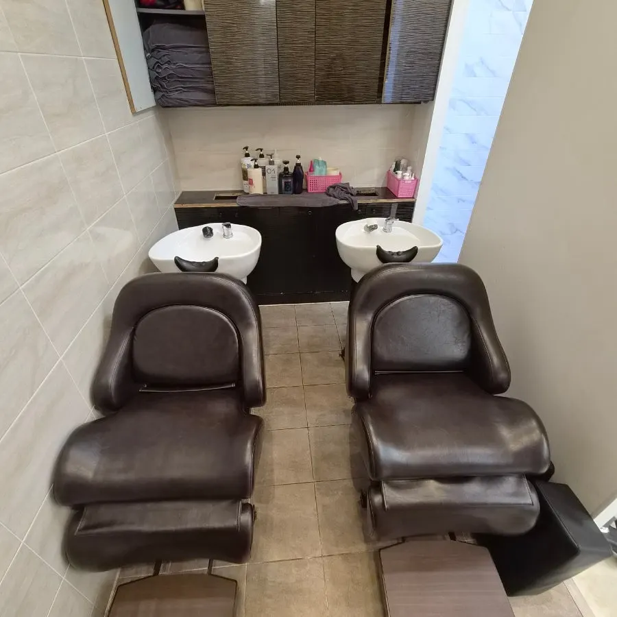 Neatly arranged treatment trays