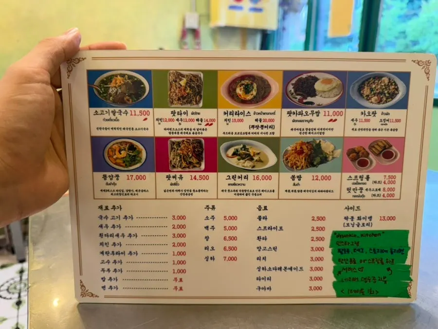 Kiosk ordering screen inside the restaurant