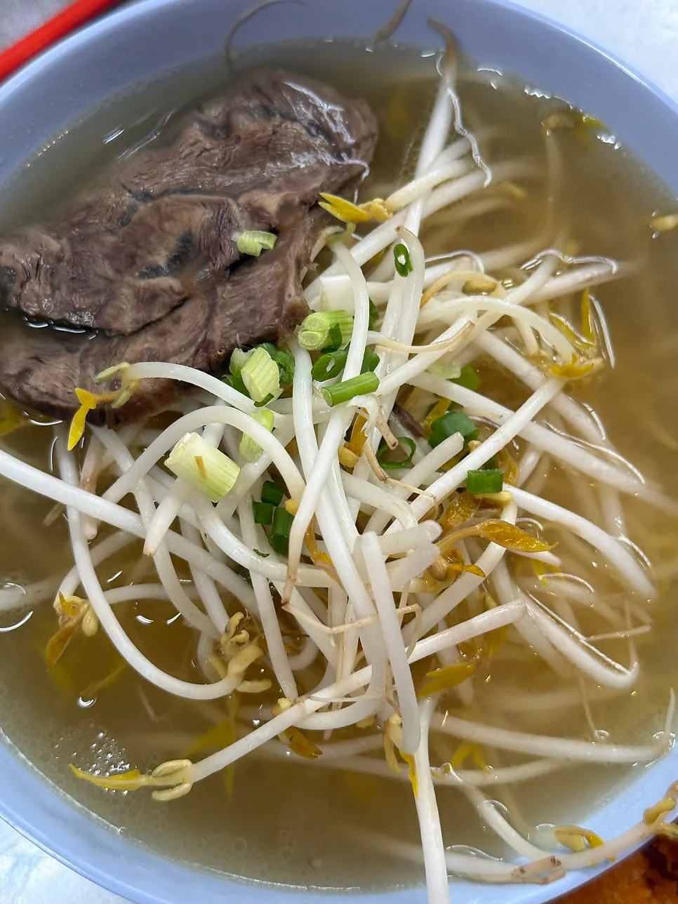 A bowl of kids' pho