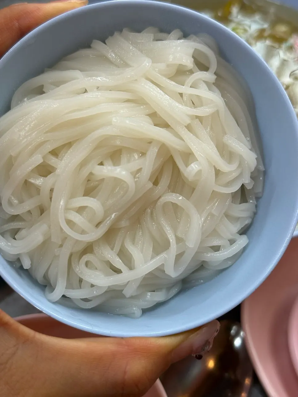 Refilled pho noodles