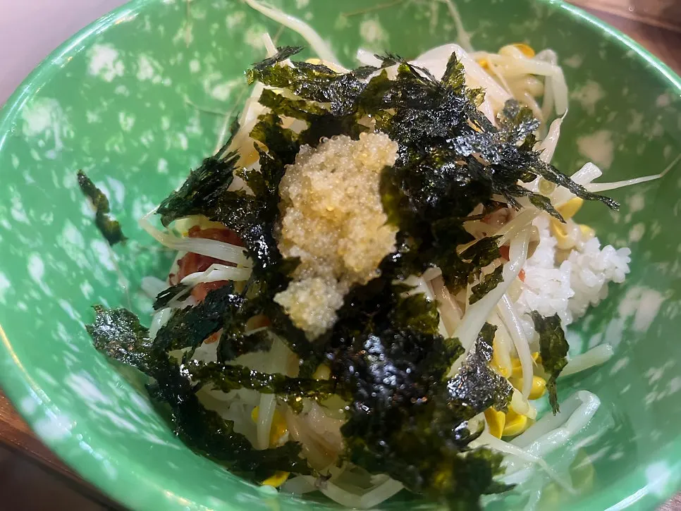 Fried rice with flying fish roe