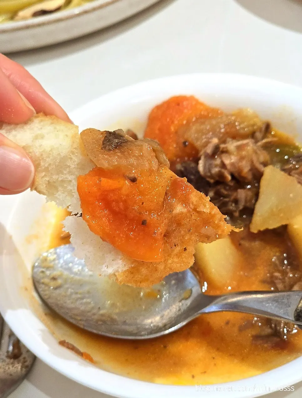 Tender simmered beef and vegetables