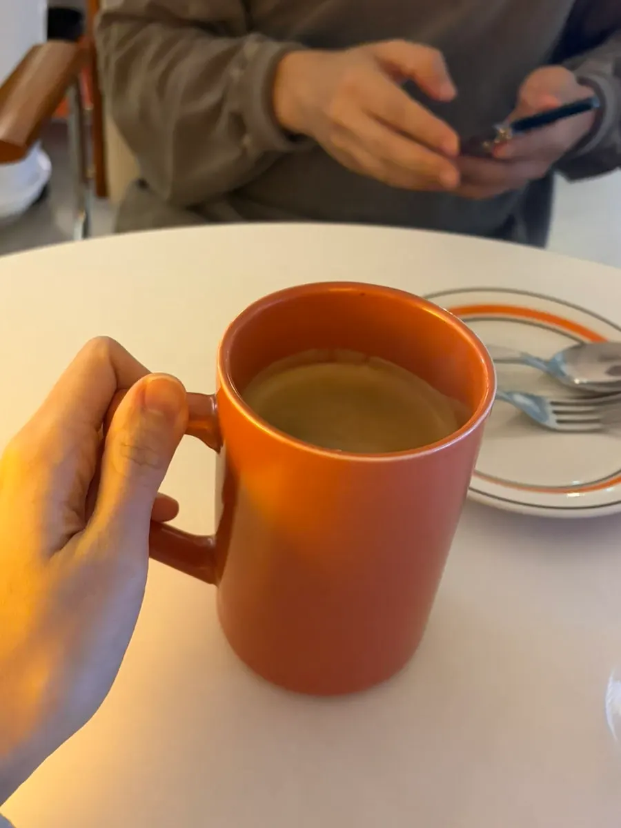 Americano received from the receipt review event
