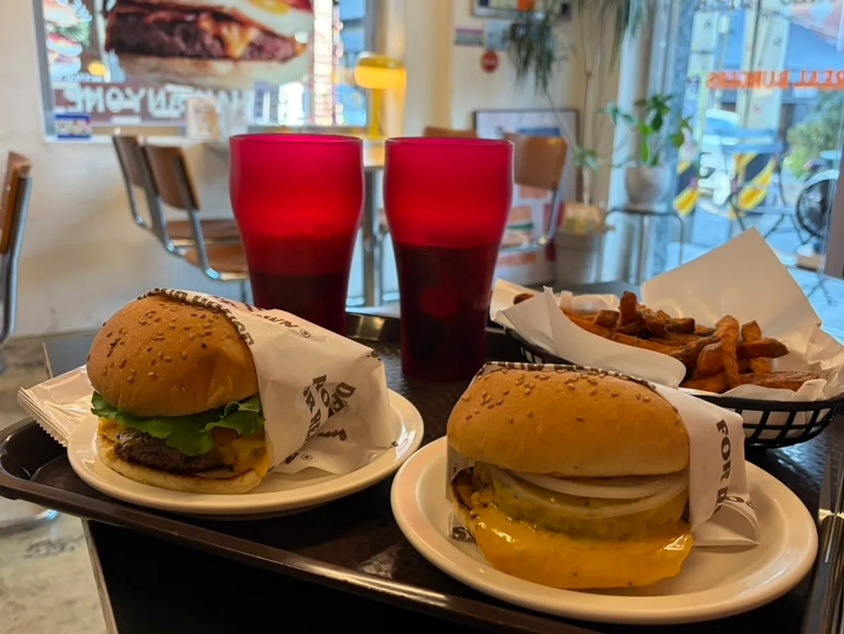 Burgers and sides served at Dufftown Burger Jeonpo Main Branch