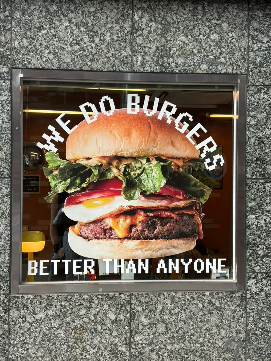 View of Dufftown Burger located in a Jeonpo alley