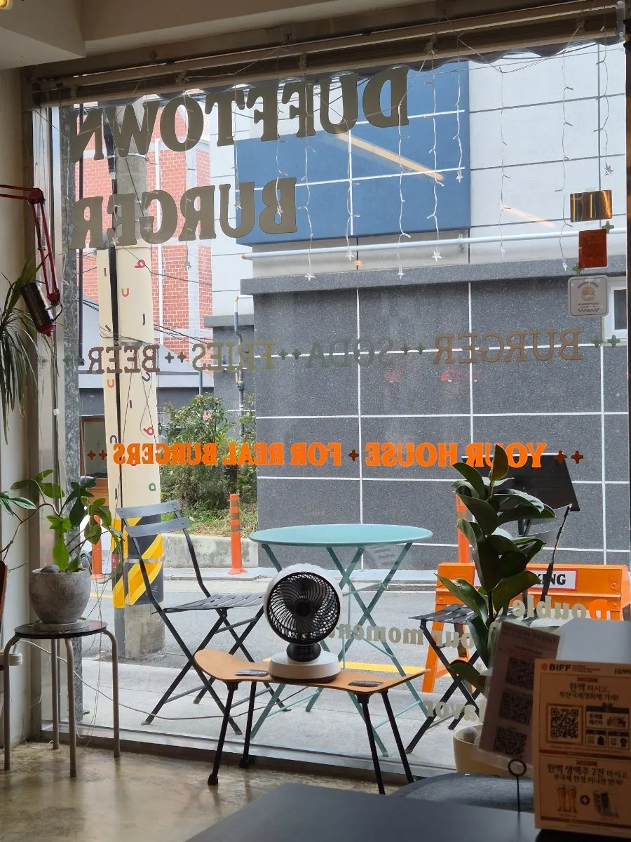 Webtoon comic books placed in the restaurant