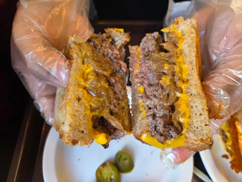Plate with Dufftown's patty melt