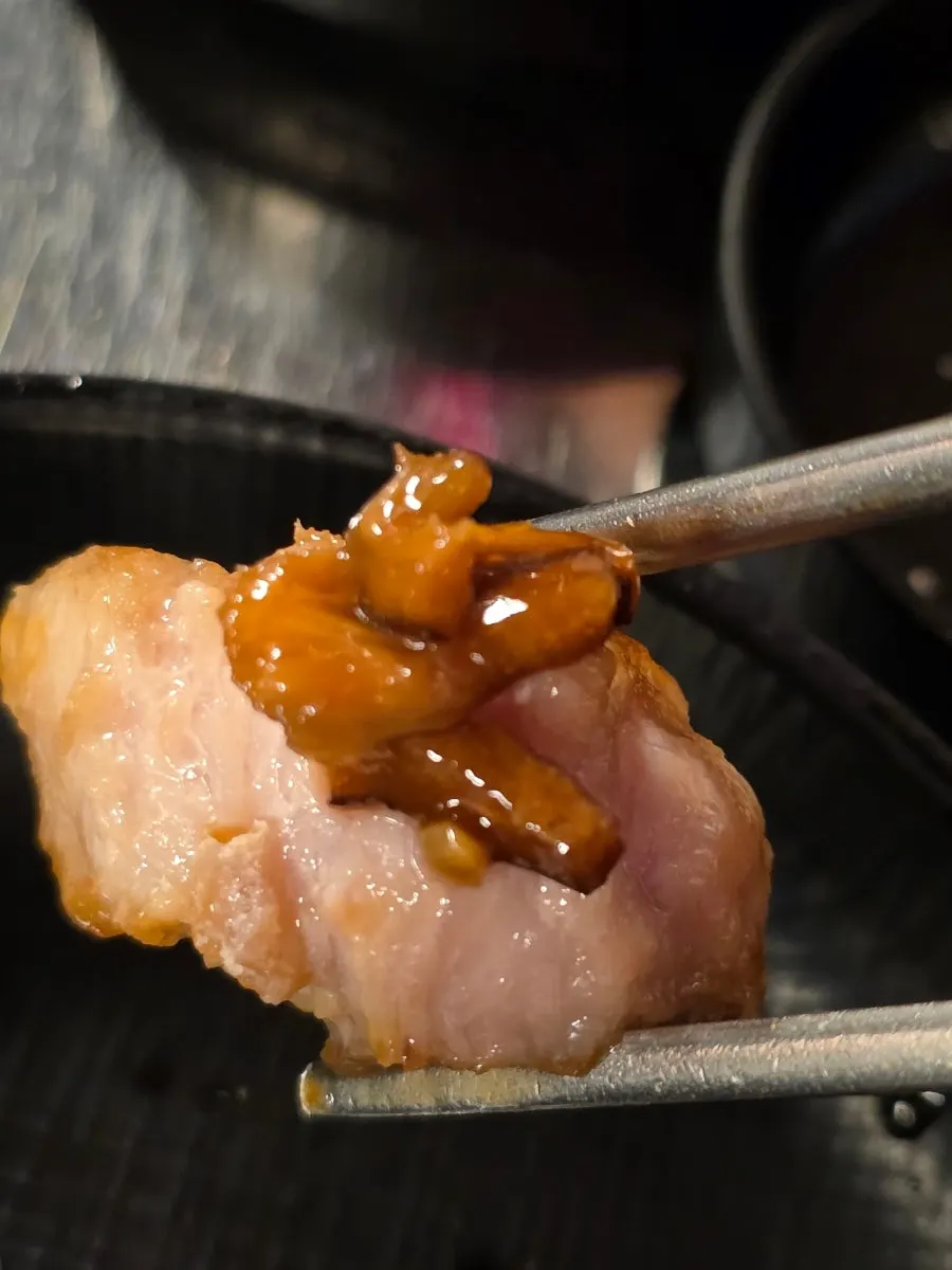 백김치에 싸 먹는 목살구이