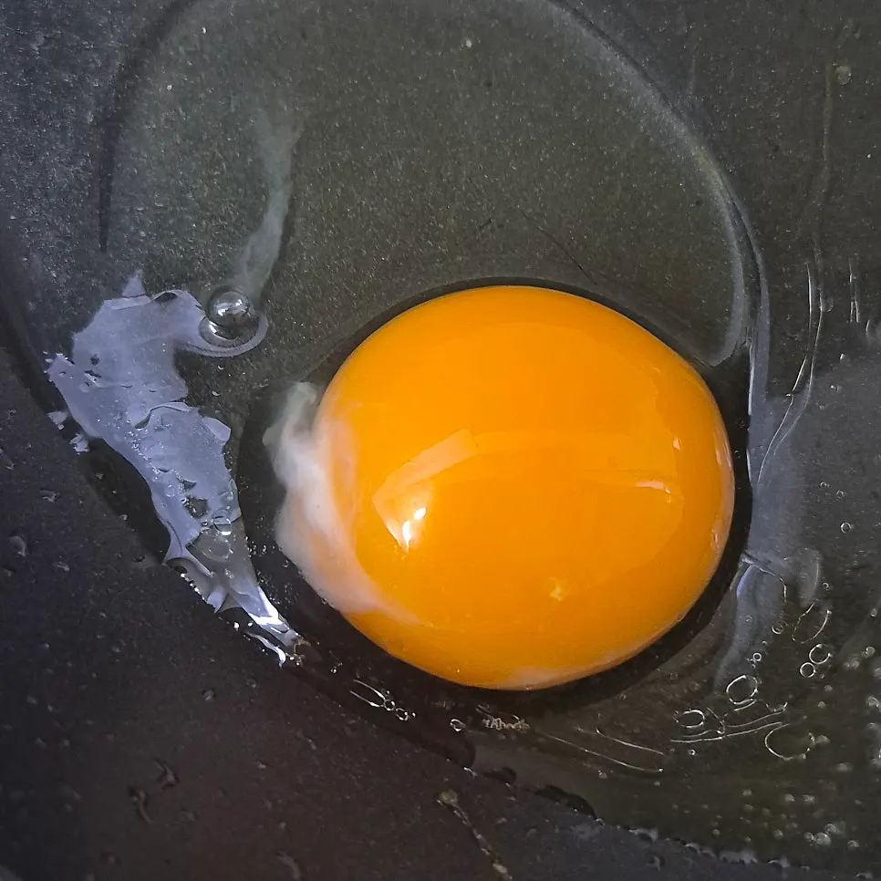 Comparison of orange grade-1 yolk and yellow grade-2 yolk