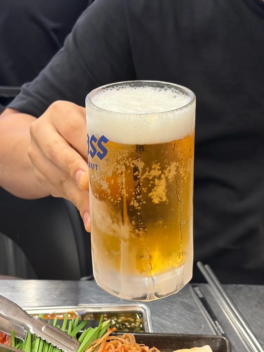 ソースを添えたコプチャン