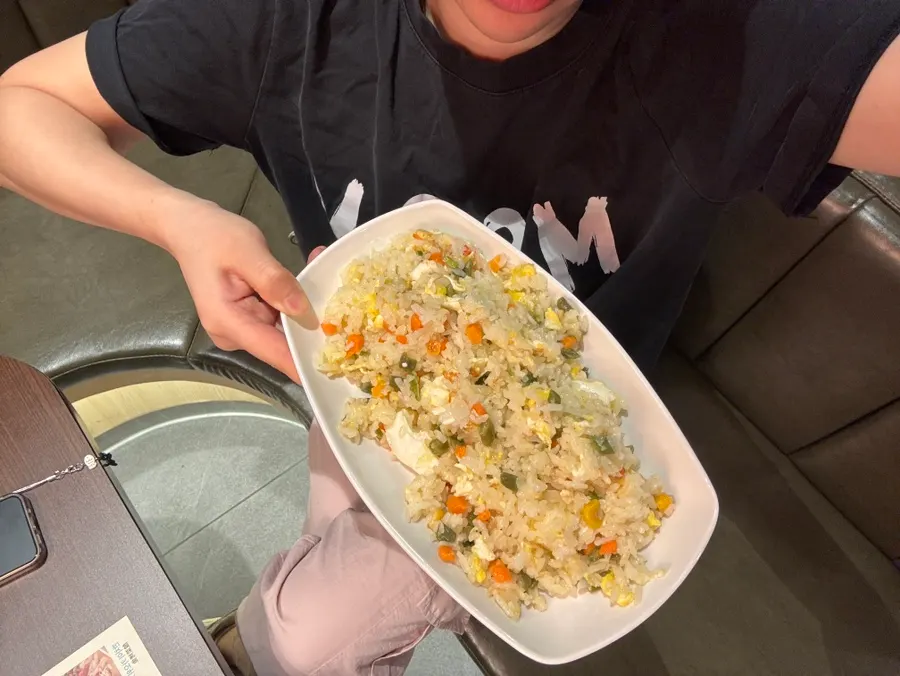 Egg fried rice side dish at Bantiannyao