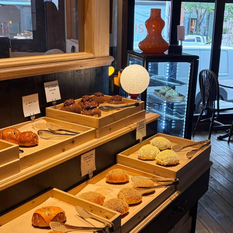 Café bakery and drink menu