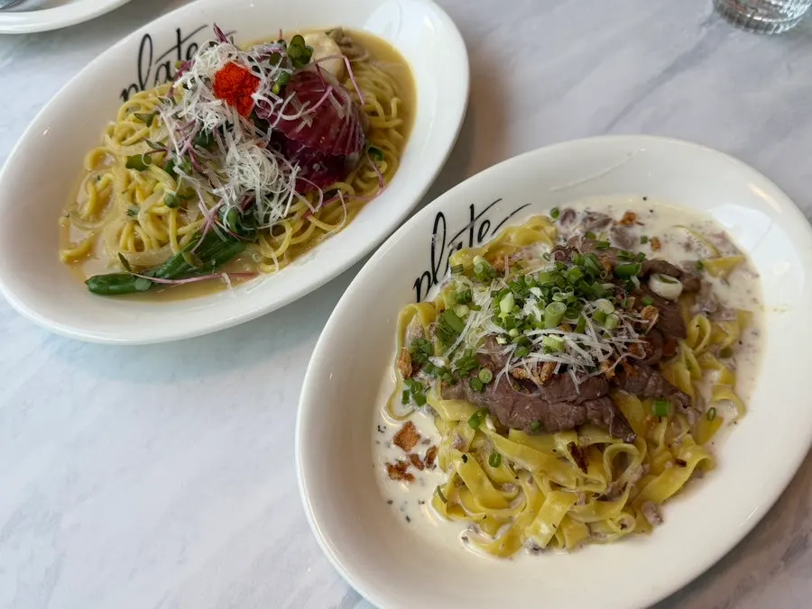 一緒に出てきたパスタ二皿