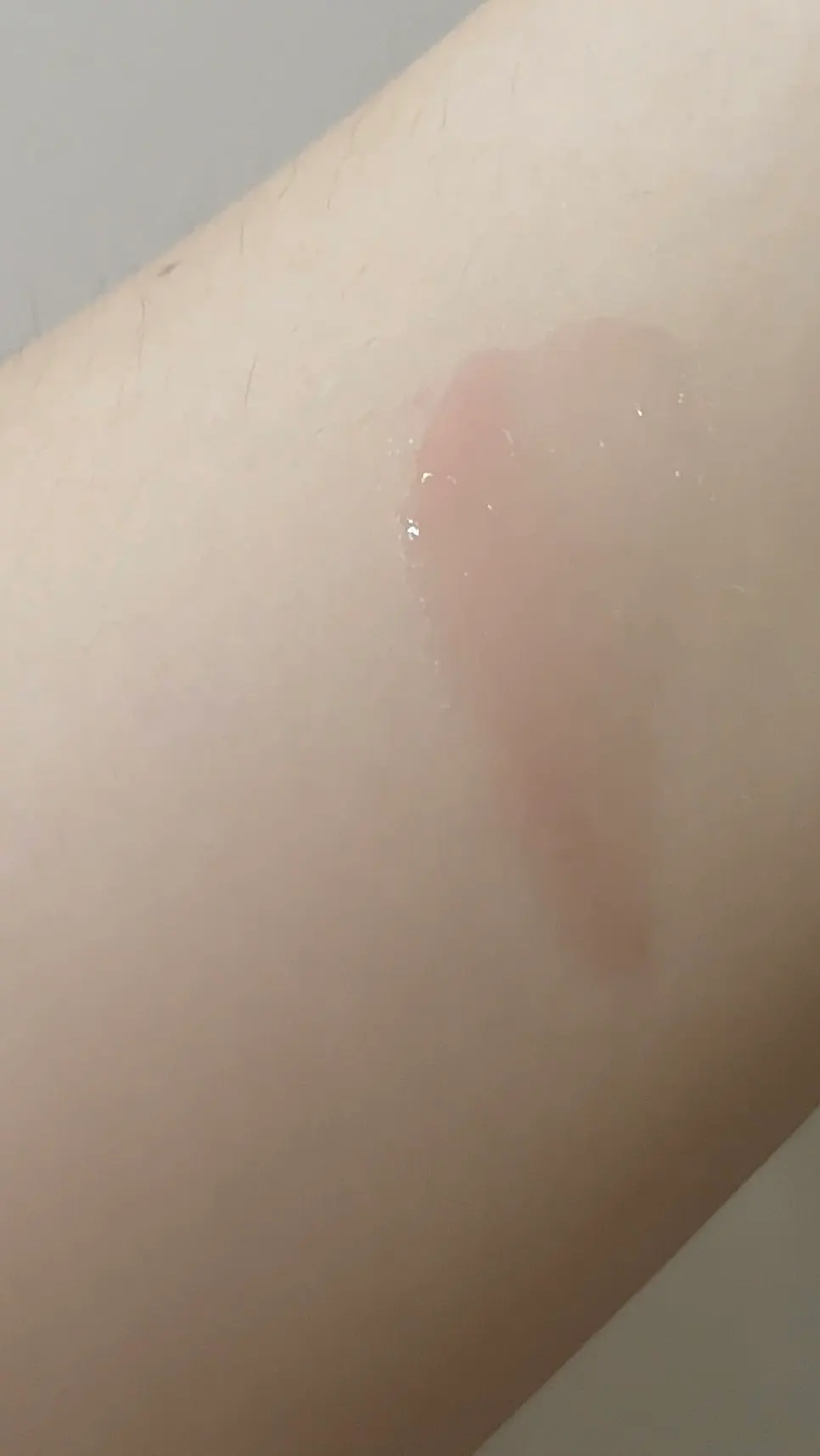 Lip mask color when worn alone
