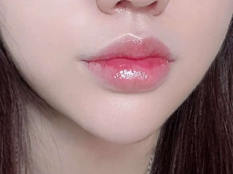 립 마스크 사용 뒤 입술결 모습
