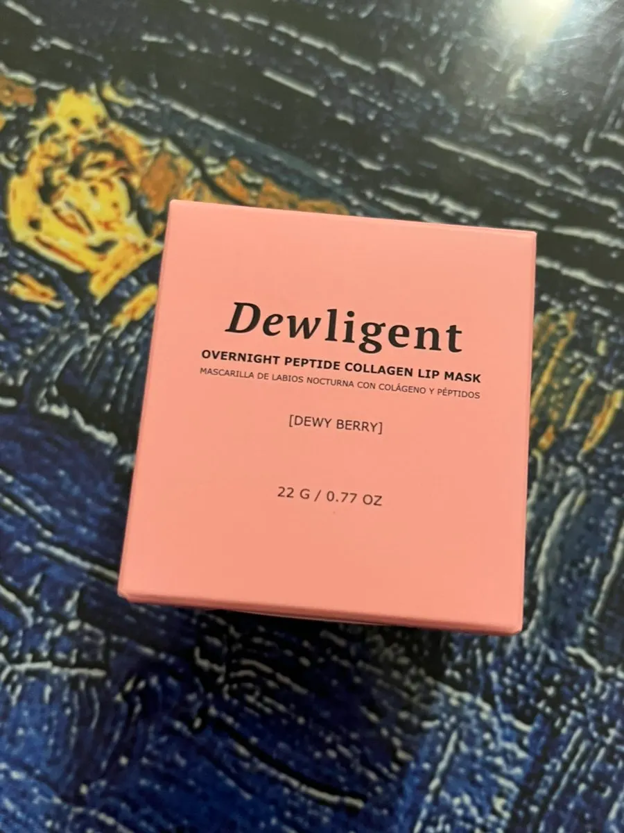 Pink lip mask container