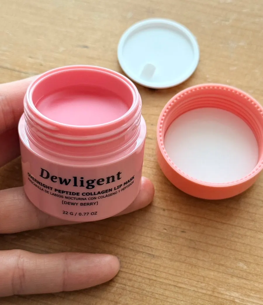 Lip mask kept on a vanity