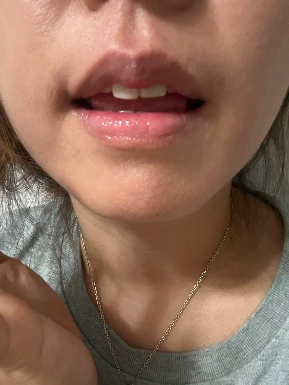Lip mask as the final skincare step