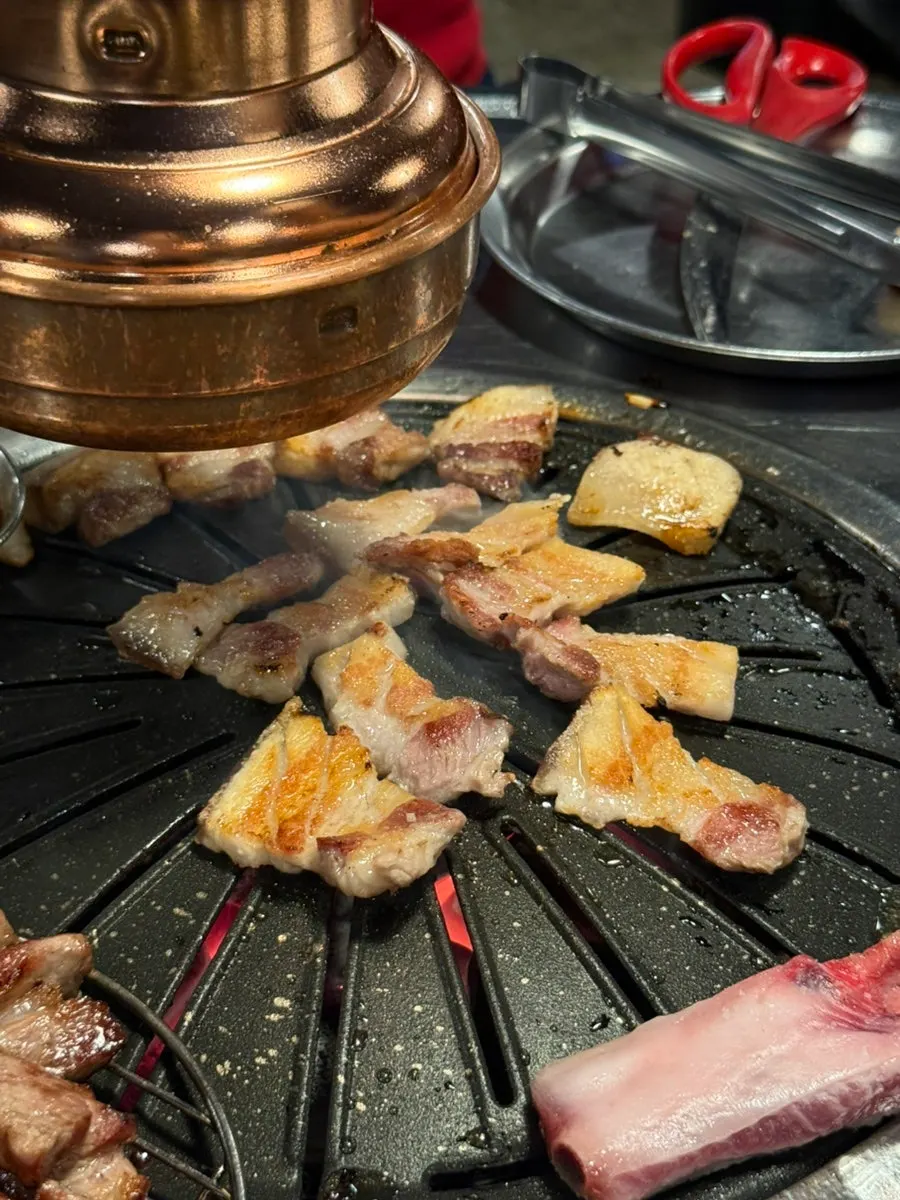 A juicy piece of Jeju pork neck