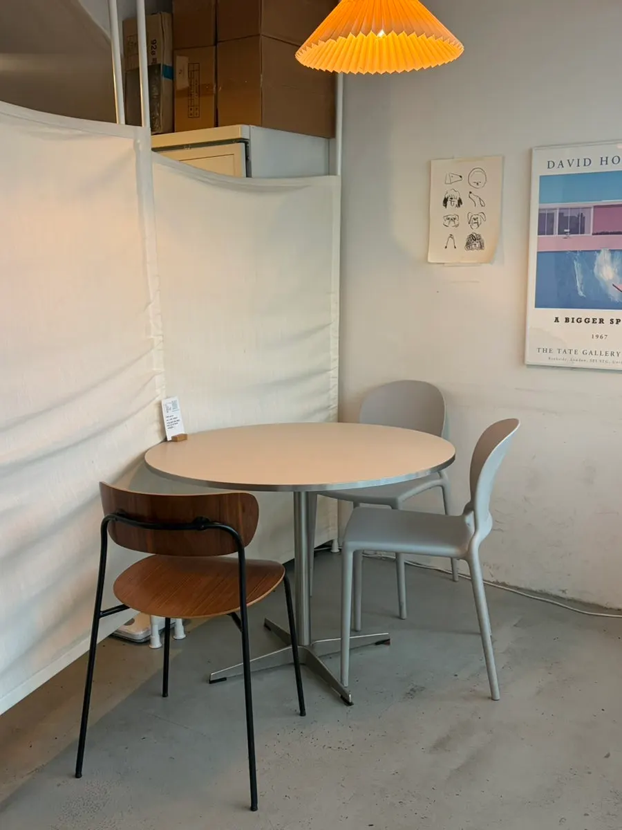 Cozy indoor seating area of the café