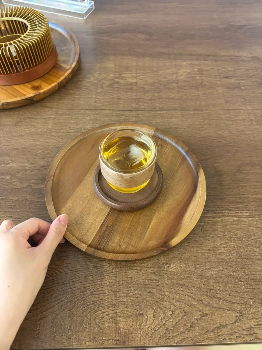 Consultation area before treatment with a cool tea served