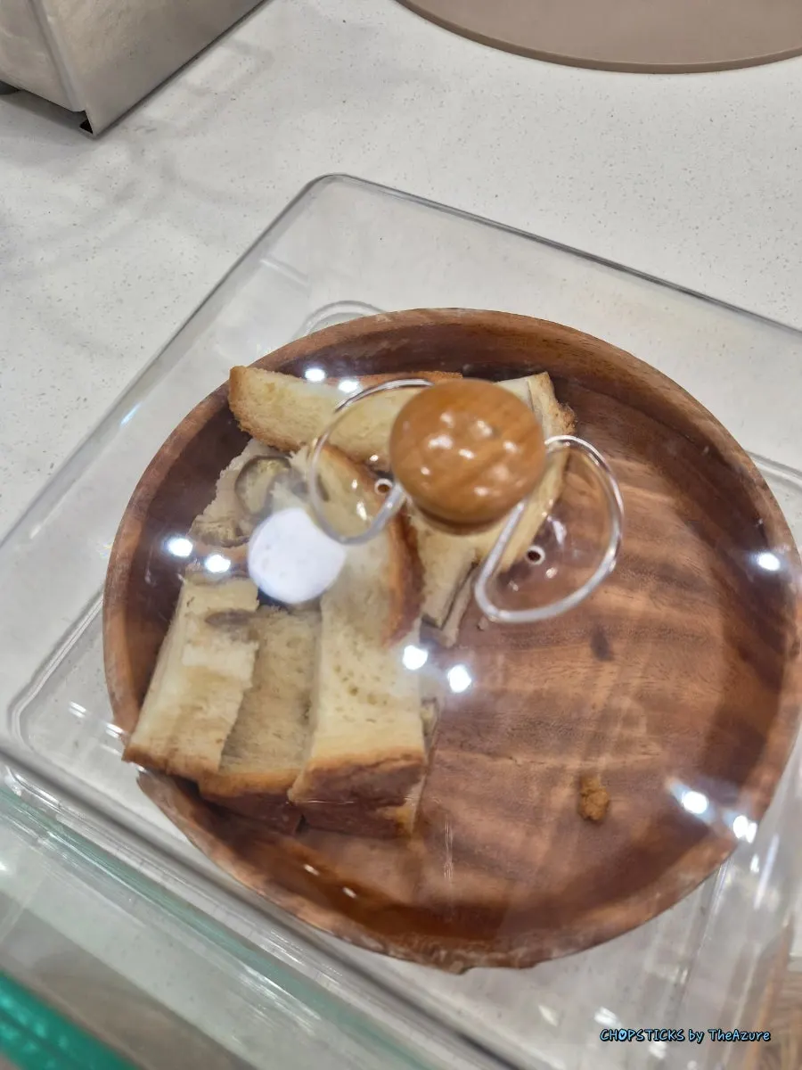 Cream castella milk bread sold by the single piece