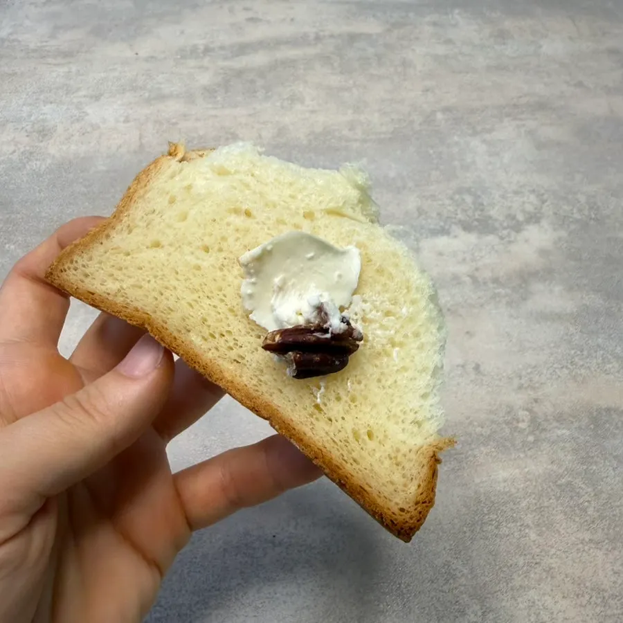 Milk bread spread with honey fig cream cheese