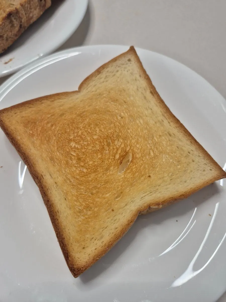 Weekend brunch with bread, jam, and coffee