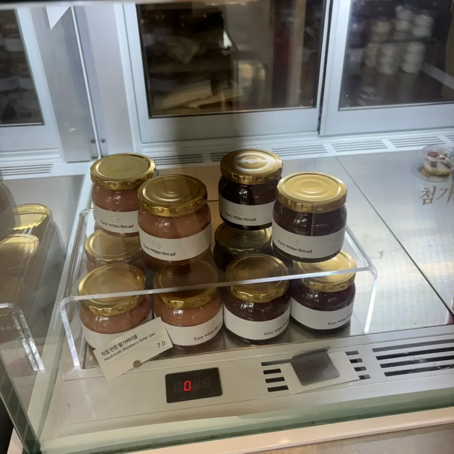 Handmade butter jam and spreads sold in-store