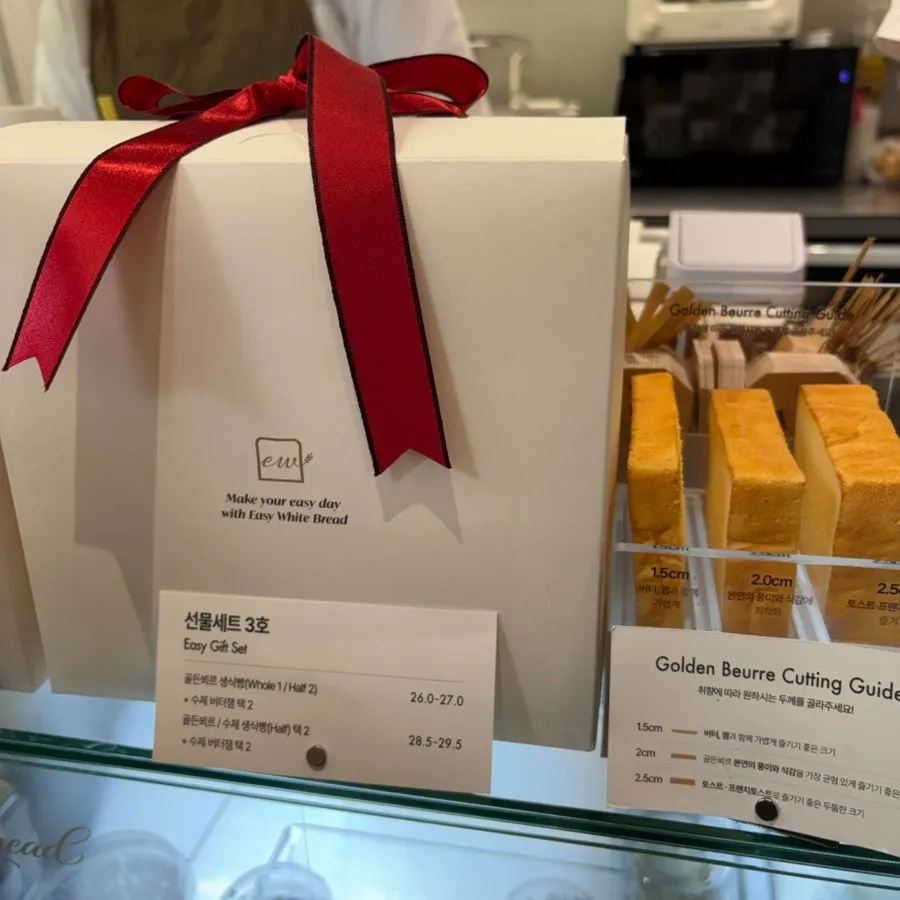 Gift set packaging layout