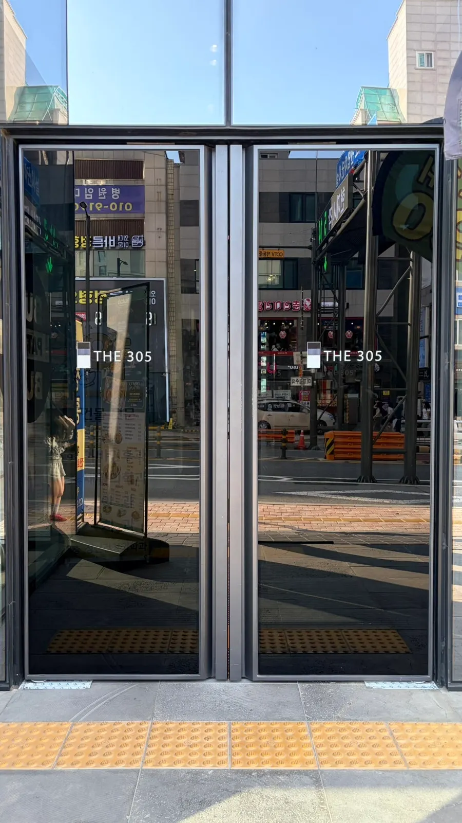 Entrance leading up to the 3rd floor of the building