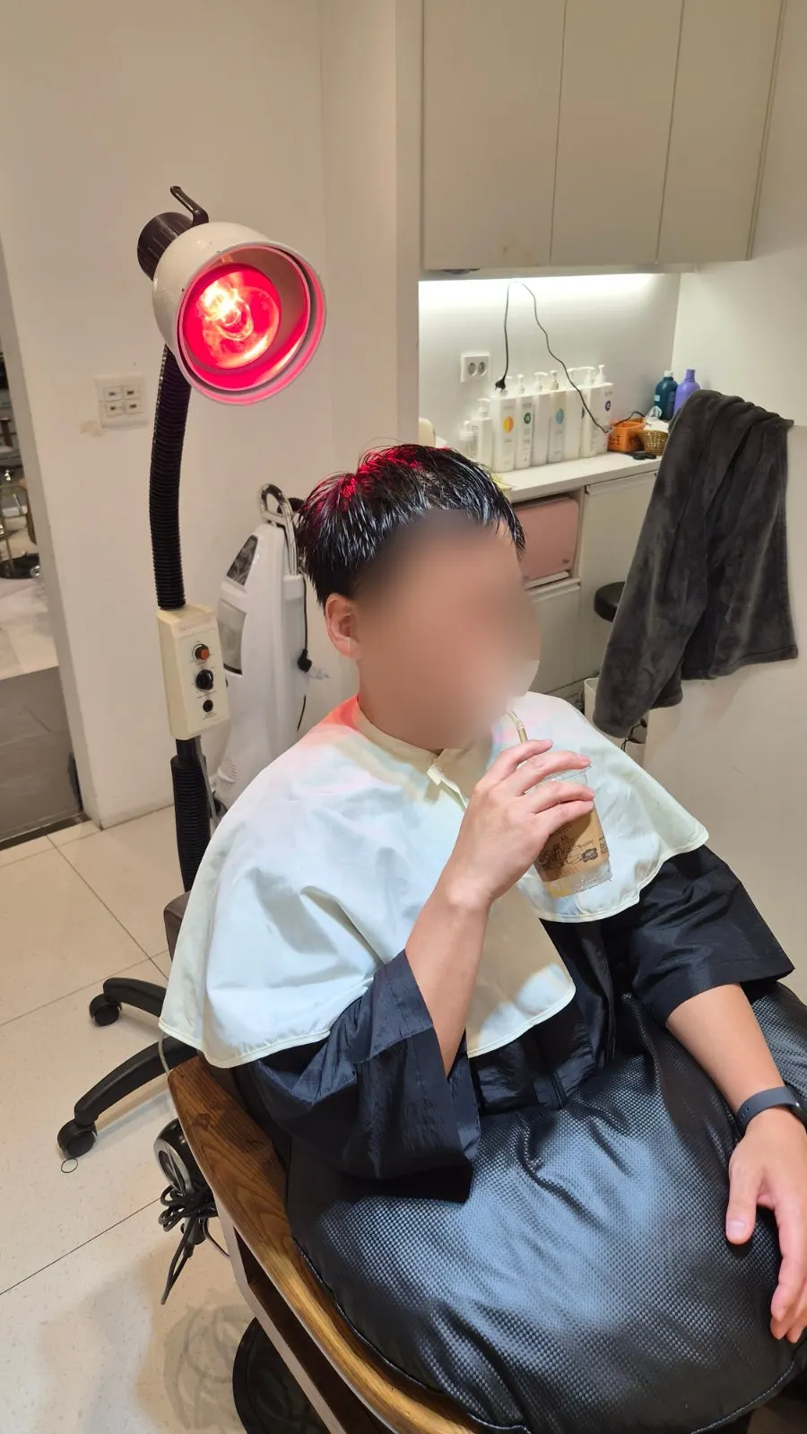 케어를 마친 뒤 프라이빗 룸 모습
