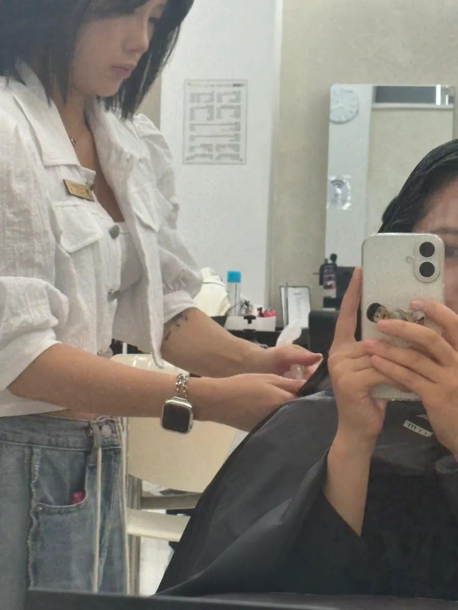 Salon area related to scalp and hair care programs