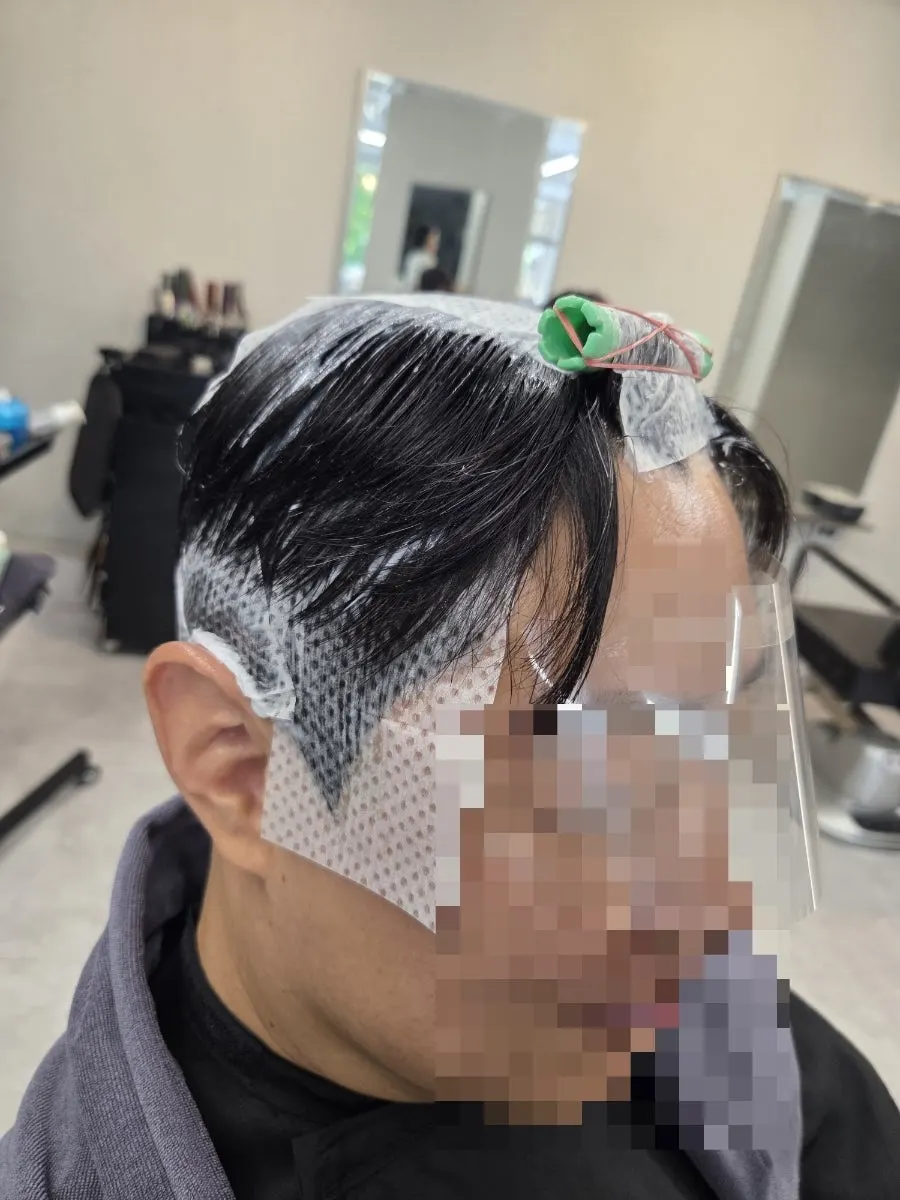 Back view after the cut alone