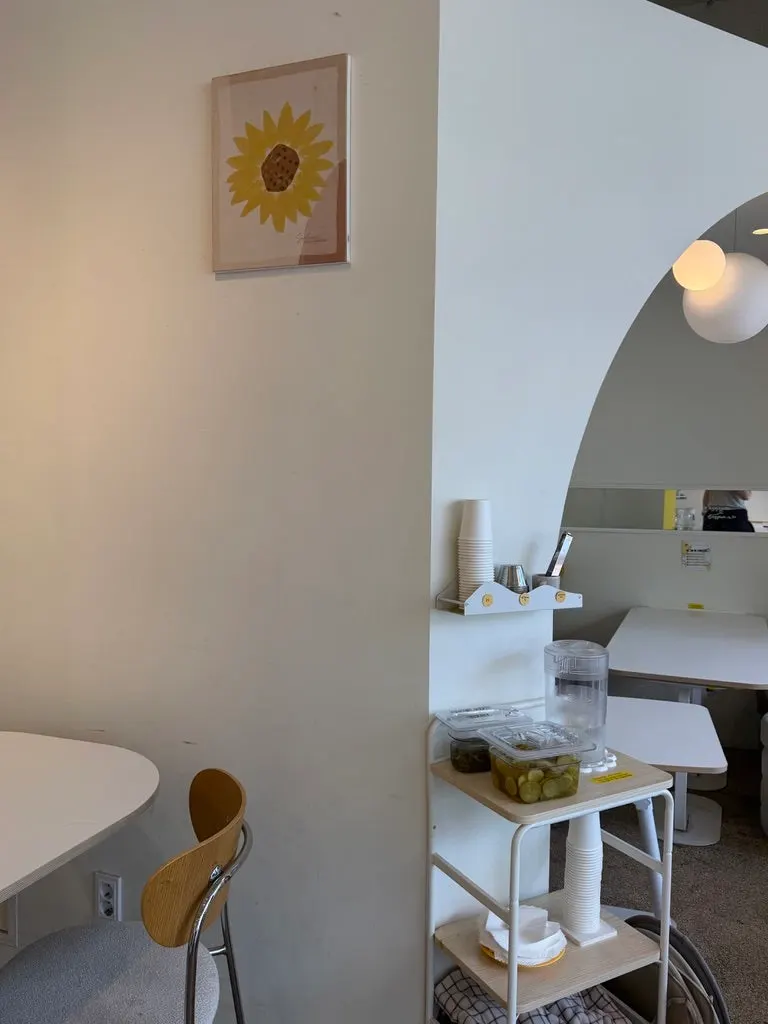 Table layout inside Eggroom