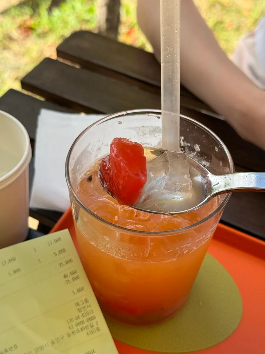 Fruity cool ade with strawberry and pineapple