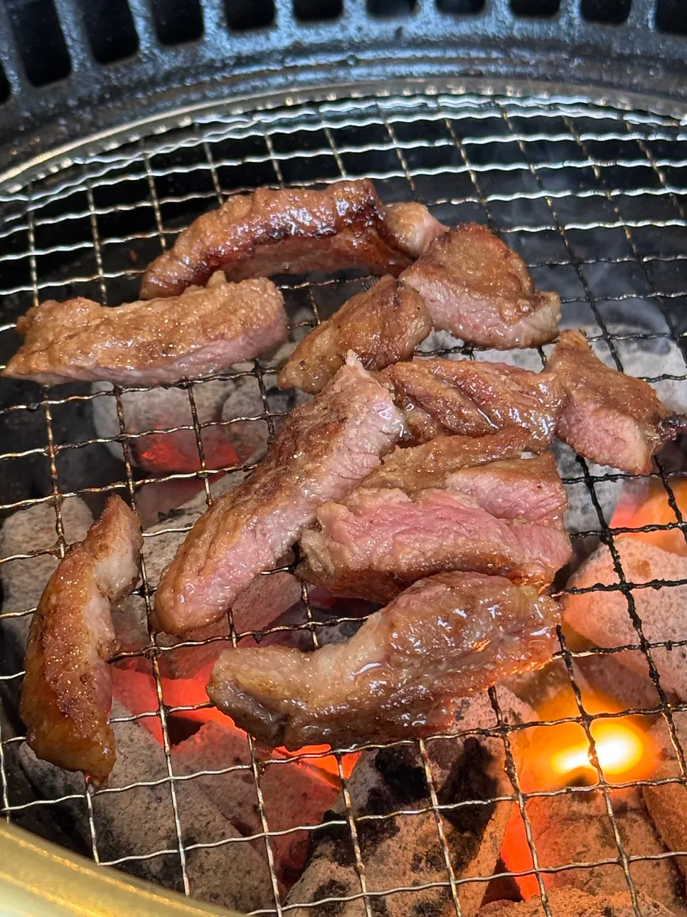 Marinated pork ribs with naengmyeon at Ihwajeong Galbi Myeongga