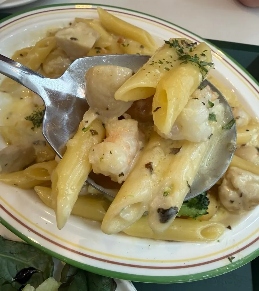 Eight Years cream gnocchi with penne