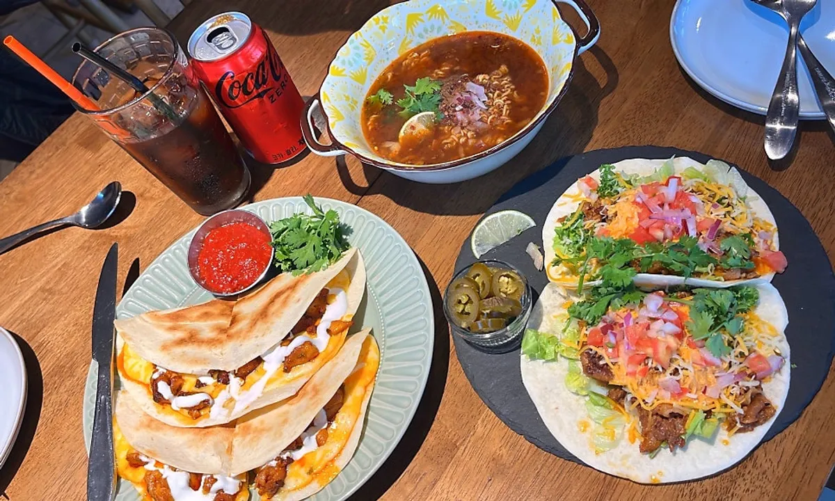파히타 맛있게 먹는 방법 안내문