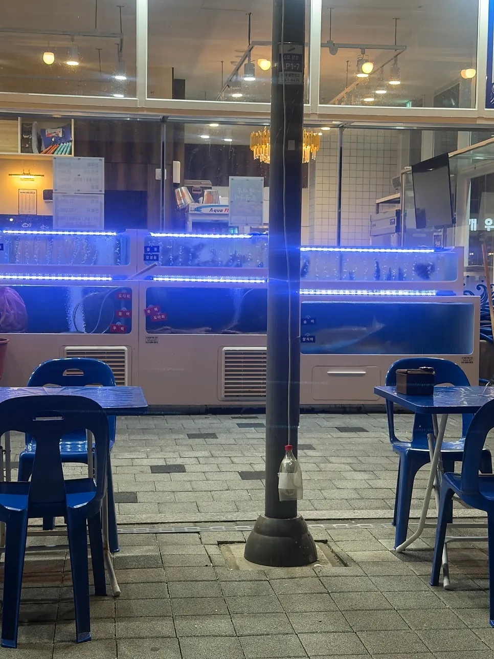 여럿이 나눠 먹기 좋은 해산물 접시